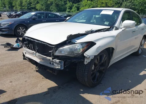 2013 Infiniti M37X z USA, uszkodzony, nr VIN JN1BY1AR1DM604940